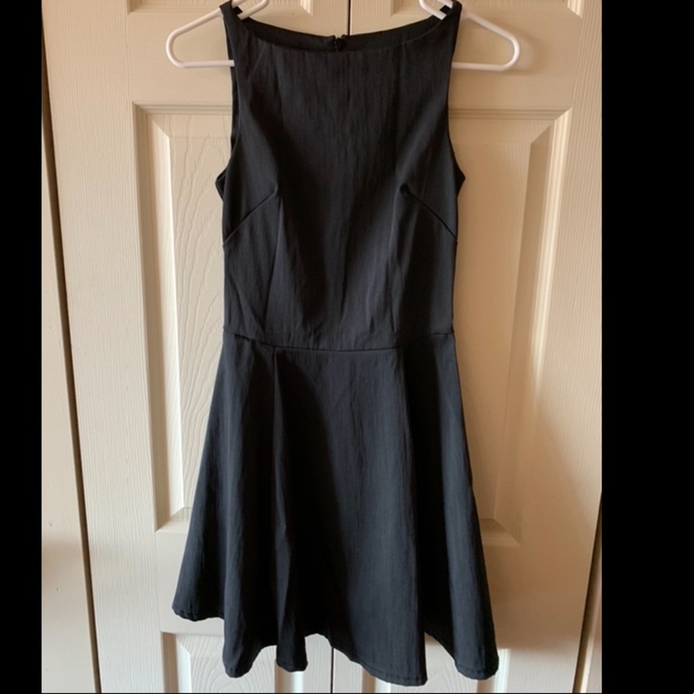 Super-Cute Black Skater Dress